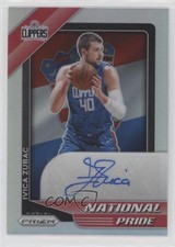 2020-21 Chronicles National Pride Signatures Silver Prizm Ivica Zubac Auto 0p73