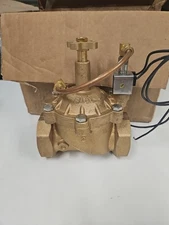 Superior Master Valve 3100 Brass 2-inch (Normally Open) FIPT x FIPT