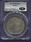 1892-P Morgan Silver Dollar, CACG XF, Details cleaned