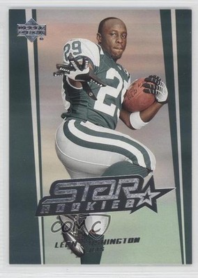 2006 Upper Deck Star Rookies Leon Washington #259 Rookie RC 0m8