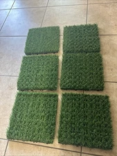 6 Artificial turf indoor outdoor (Tiles, 12x 12” ) balcony courtyard fake grass