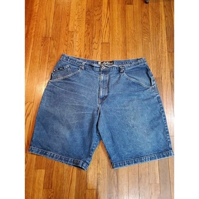 Karl Kani Vintage Mens Baggy Denim Jean Shorts Blue Size 46 Hip Hop Y2K Jorts