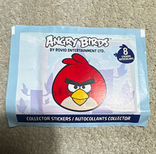 Rovio Angry Birds Non-Sport Sticker Pack 8 Stickers Red 2012