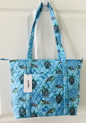 Vera Bradley ~  Sea Turtles and Coral  ~ Small Vera Tote Bag ~ NWT
