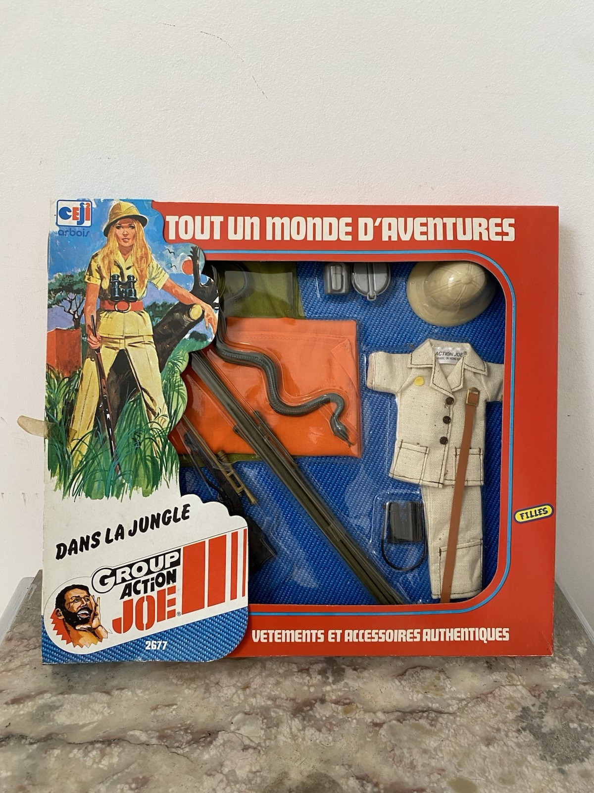 Figurine articulée Action Joe Dans la Jungle Ceji Arbois 26770 jouet de collection sous blister