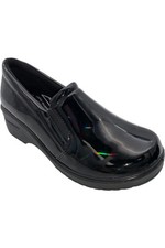 Easy Works By Easy Street Clogs Leeza Iridescent Patent
