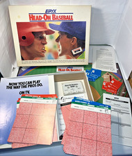 Head-On Baseball Board Game Epyx Audio Cassette 1988 Rare Complete in Box