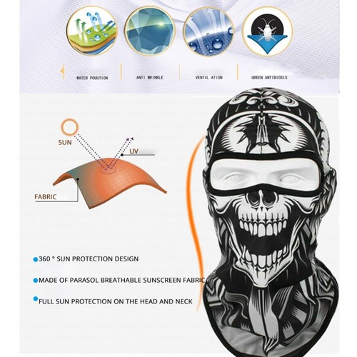 Máscara facial con calavera Call of Balaclava Duty Máscara Fantasma Esqueleto Máscara de esquí para hombres - Imagen 4 de 45