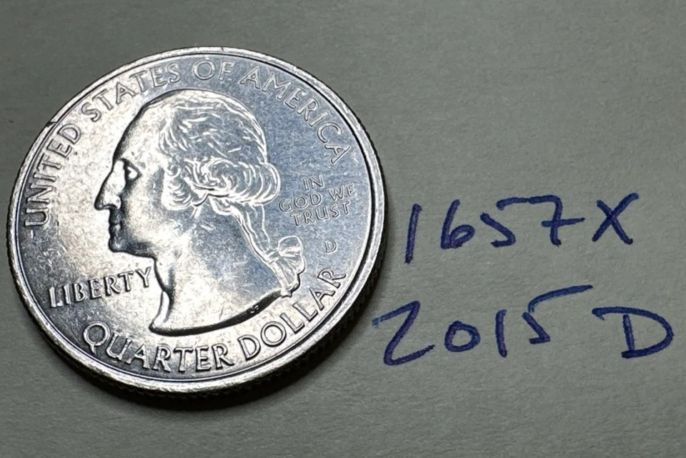 2015 D Blue Ridge Parkway Washington Quarter 25C 1657X - Image 3 of 3