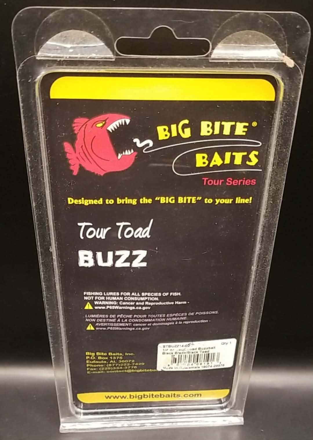 Big Bite Baits ~ Tour Toad Buzzbait ~ Skirtless 1/4 oz. Surface Buzzing Lure - Image 2