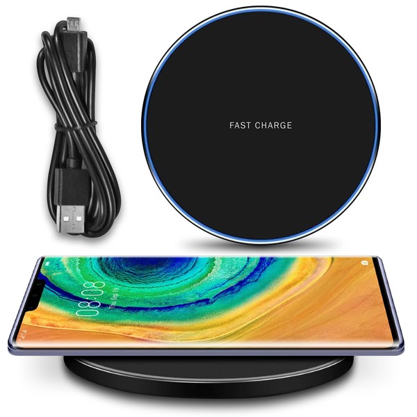 Qi Wireless Ladestation Huawei Mate 30 Pro Kabellos Induktives Charger LadegeräT-image