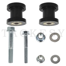 For Motorcycle Black 8mm and 10mm Chain Roller Pulley Tensioner Wheel Guide Per
