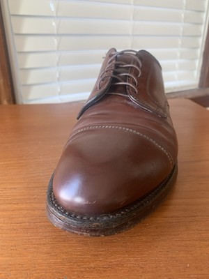 Alden 2160 Color 8 Shell Cordovan Straight Tip Blucher Alden 2160 Color 8 Shell Cordovan Straight Tip Blucher