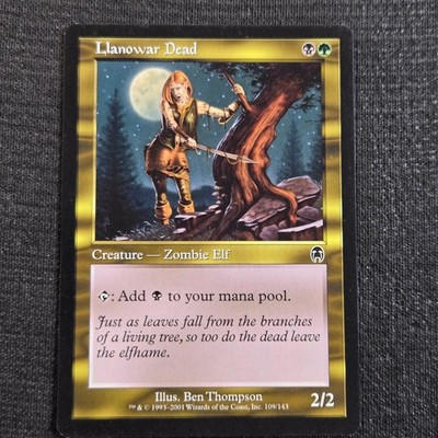 Magic: The Gathering Apocalypse Llanowar Dead Common 109 Lightly Played