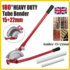 Image of Heavy Duty Pipe Bender 180° 15mm 22mm Lever Copper Tube Tool for Plumbers Manual