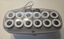 Vtg Conair Instant Heat HairSetter 12 Jumbo 2 Hot Rollers/Clips CHV14 TESTED A