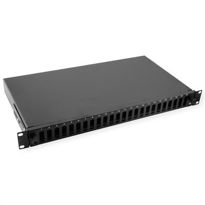 21.99.0649 VALUE 19-Splice Box Empty 1U 24x SC DX LC 4-Way Extendable ~D~