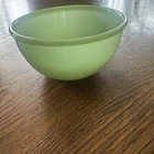 Vtg Jadeite Jadite Green Rolled Rim Small Mixing Bowl 6" Diameter, 3 In High