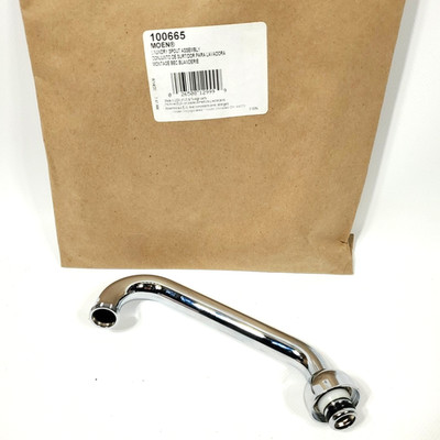 Moen 100665 Spout Kit Assembly Laundry Faucet in Chrome Finish; NEW OEM Factory