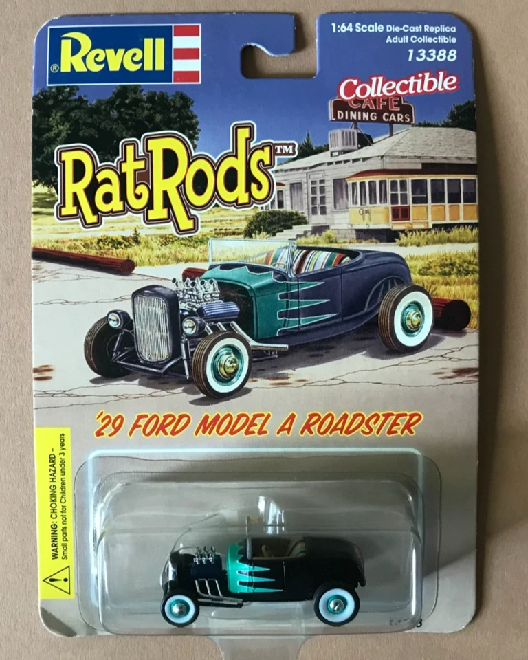 Revell 1/64 Rat Rods ’29 Ford Model A Roadster – OVP – Sammlermodell