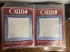 Candlewicking Pillow Kit Set Of 2 Hearts And Flowers 7822 Cathy Needlecraft