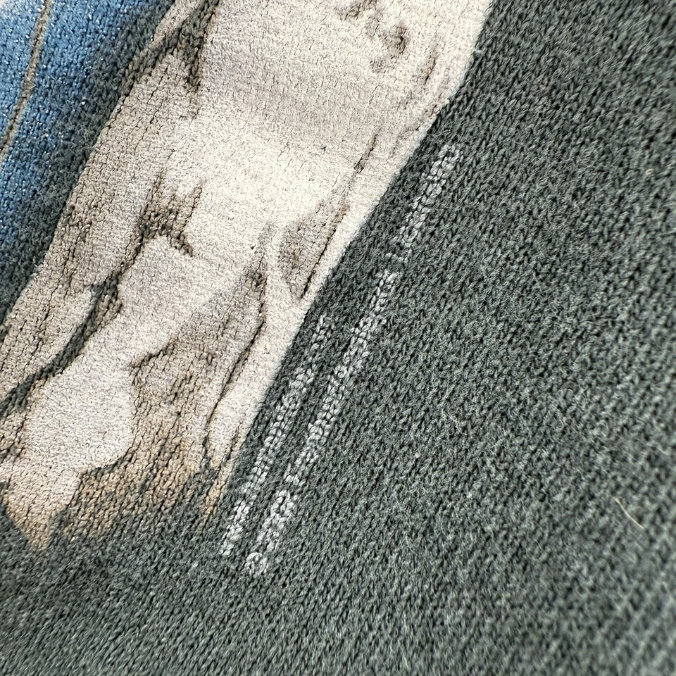 Sudadera Vintage Yunque Cuello Redondo Talla XL Dos Lobos Gráfico Negra 2002 Foto 4 de 4