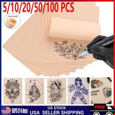5-100PC Tattoo Skin Fake Practice Eyebrow Art Double Sides Silicone For Beginner