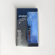 Gingher Embroidery Scissors, 4"