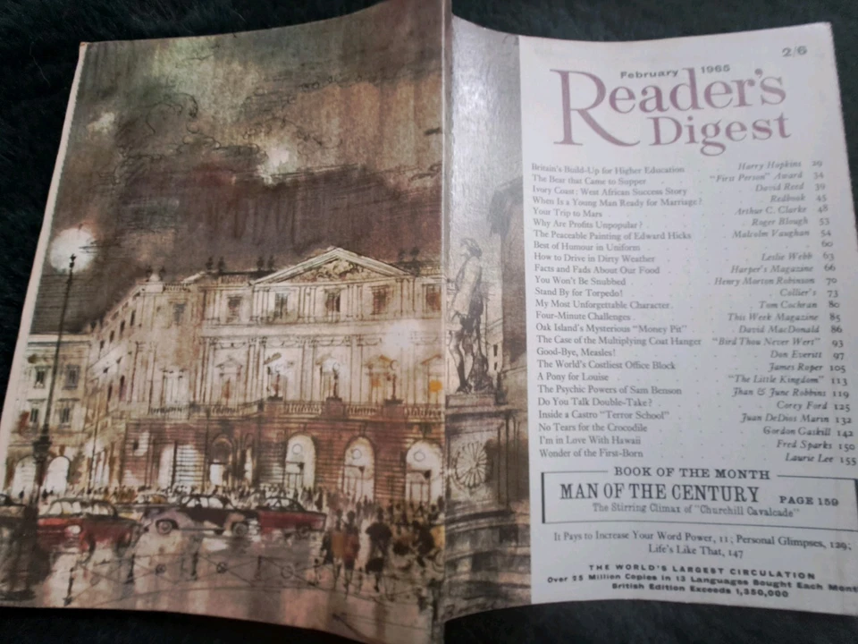 OAK ISLAND READERS DIGEST MAGAZINE FEBRUARY 1965 EDITION EXCELLENT CONDITION - Image 2 of 4