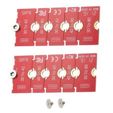 2Pcs M2 M.2 NGFF/NVME Length Extend Adapter 2230, 2242, 2260, 2280 SSD Bracket