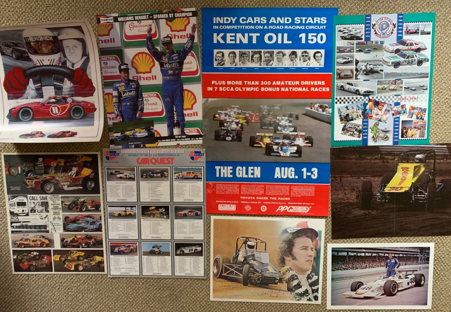 Racing poster lot - Indy Formula 1 USAC Roy Wood signed | eBay