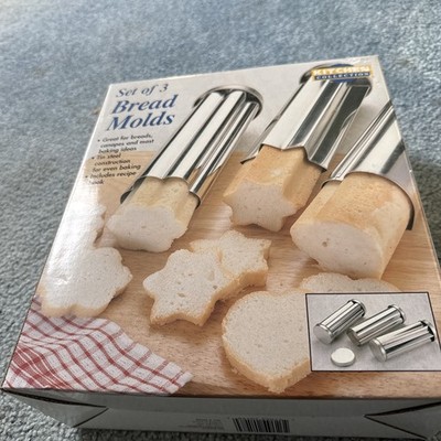 Set Of Three Bread Molds Kitchen Collection New In Box Box Has Been Opened