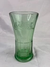 Vintage Coca-Cola Green Flared Glass Libbey Georgia Green Embossed Logo 16oz
