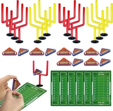 30 PCS Colors Mini Flick Football Games Mini Table Top Sports Games with Foam Fo