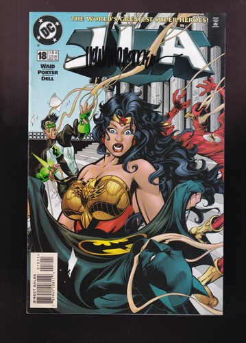 JLA 18 1998 Justice League of America signed Howard Porter Pittsburgh Comic Con - 第 1/4 張圖片