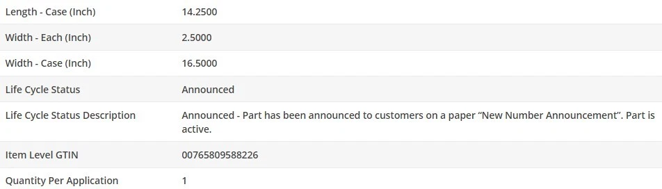 Filtro de aceite tipo OEM WIX para BUICK ROADMASTER 1994-1996 V8-5,7 L Foto 4 de 4