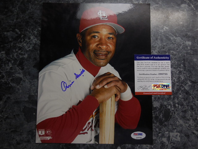 Ozzie Smith Autographed Signed St. Louis Cardinals 1 8x10 photo coa psa/dna z95755 w holder 
