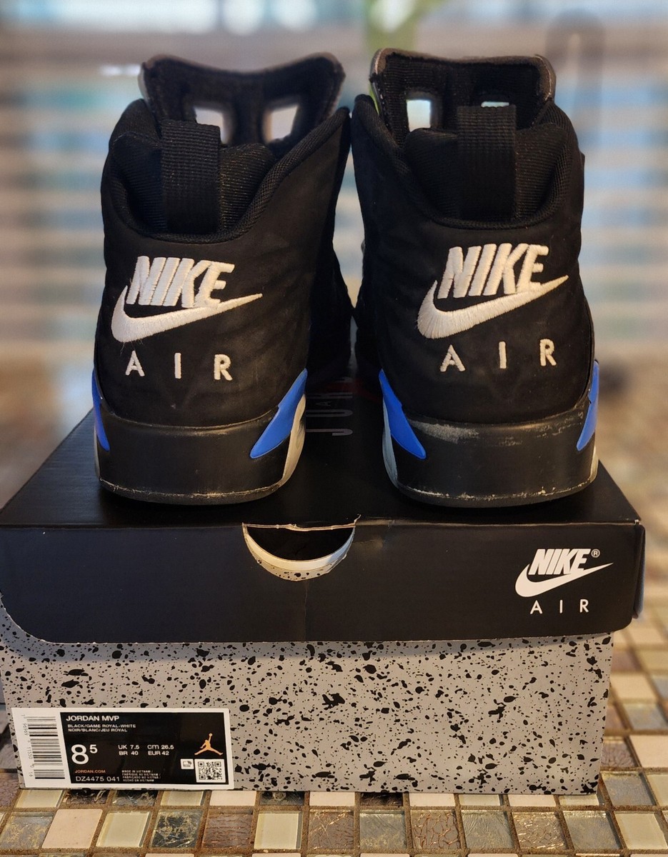 Nike 8.5 Mens Jordan MVP With Box Black,royal Blue And White
