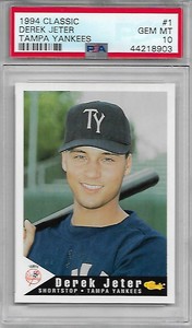 Future Hof Derek Jeter 1994 Tampa Yankees 1 Rare Type Team Issue