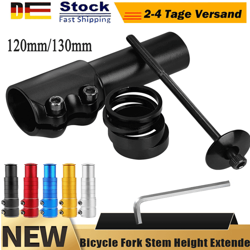 Aluminium Fahrrad Lenker Erhöhung Lenkergabel Vorbau Verlängerung 115-210mm DHL Aluminium Fahrrad Lenker Erhöhung Lenkergabel Vorbau Verlängerung 115-210mm DHL