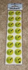 Paper House Sticky Pix Stickers ~ Tennis Balls  NIP