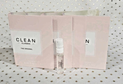 CLEAN Classic The Original Eau de Parfum Women's Perfume Sprays 4 x .04oz VIALS