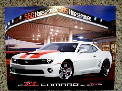 2011 Camaro ZL SLP Factory Original Showroom Brochure Mint with Specification's