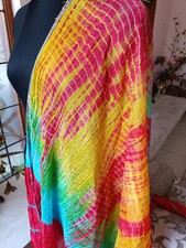 TRIBAL PRINT SCARF SILK CHIFFON PASHMINA CRINKLE TIEDYE SHAWL 12 design choice