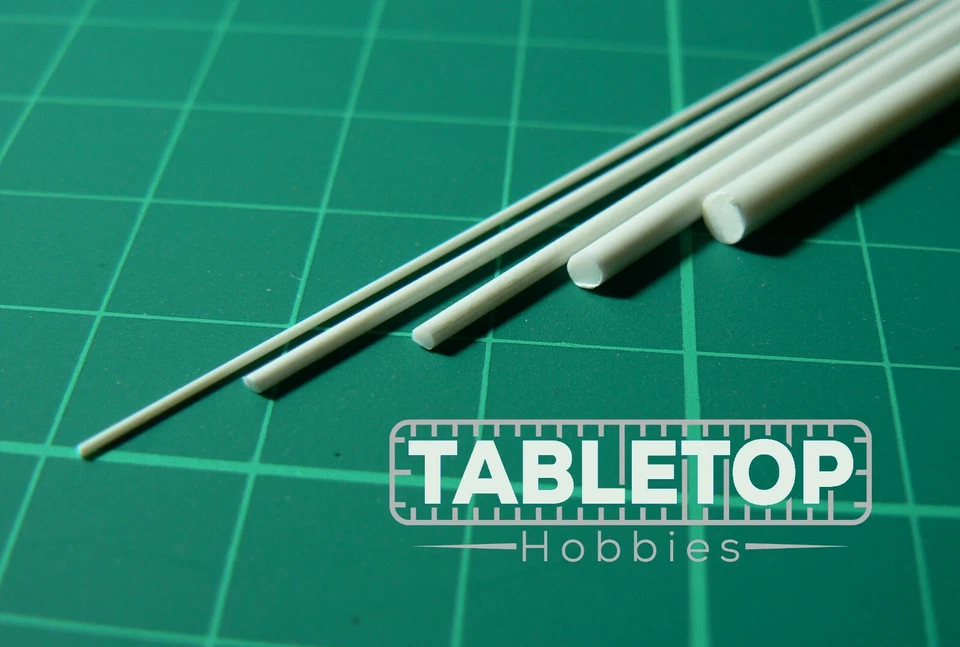 Plastic Round Rod Bar ABS Styrene Modelling 0.5 to 10.0 mm Diameter Multilisting - Image 2 of 4