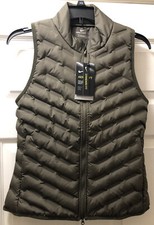 Nike Aeroloft Women s Repel Running Gilet Size Xtra Small CK5784-222 Olive