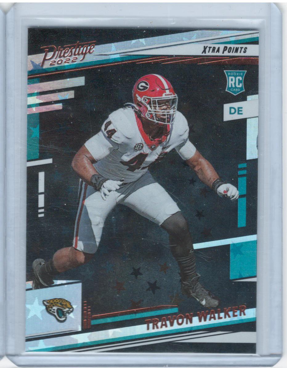 Travon Walker 2022 Panini Prestige #337 Xtra Points Astral Jacksonville Jaguars
