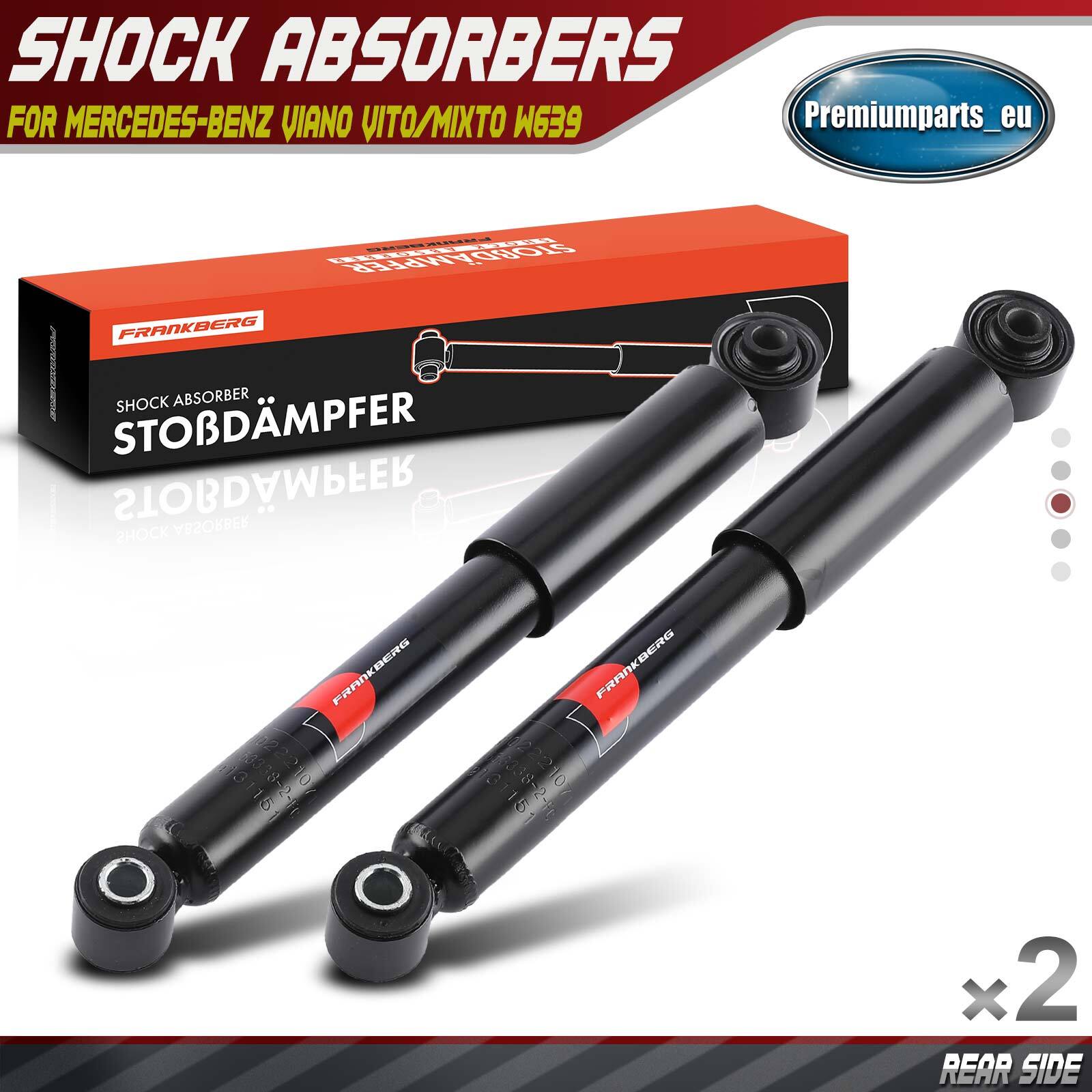 2x Shock Absorbers Rear for Mercedes-Benz Viano Vito Vito/Mixto 
