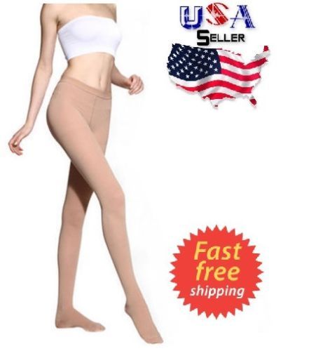 Pantyhose Stockings Compression 30-40mmHg Slimming Leg Relief Supports Therapy - Picture 1 of 8