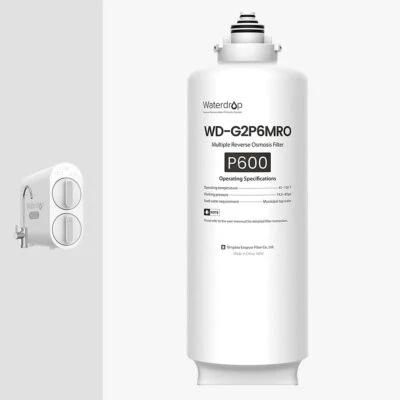 Waterdrop WD-G2P6MRO Filter, Used for Reverse Osmosis System
